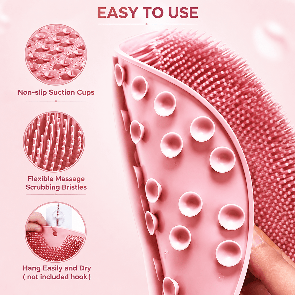 Silicone Multiuse Scrubber For Bath, Foot - Legha