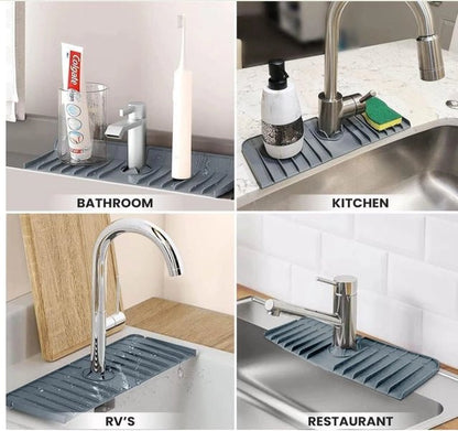 Silicone Sink Faucet Mat (Pack of 1) - Legha