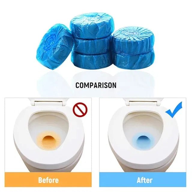 Toilet Detergent Toilet Bowl Cleaners Toilet Cleaning Tablets Toilet Deodorizer Bathroom Cleaners 10PCS - Legha