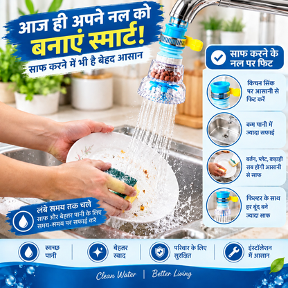 Water Saving Movable Sink Faucet Expanable (Pack of 2) - Legha
